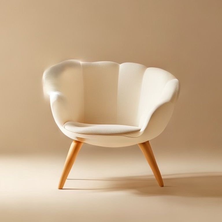 Breeze Shell Chair — Ivory