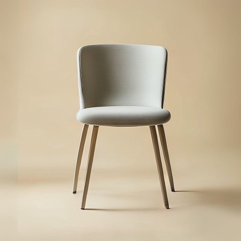 Cove Armless Chair — Fog Grey