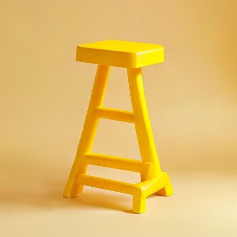 Hopscotch Kids Step Stool — Mango Yellow