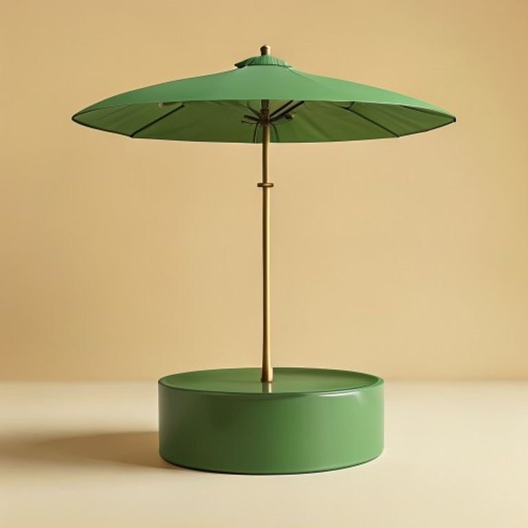 Veranda Round Table — 90 cm, Forest Green